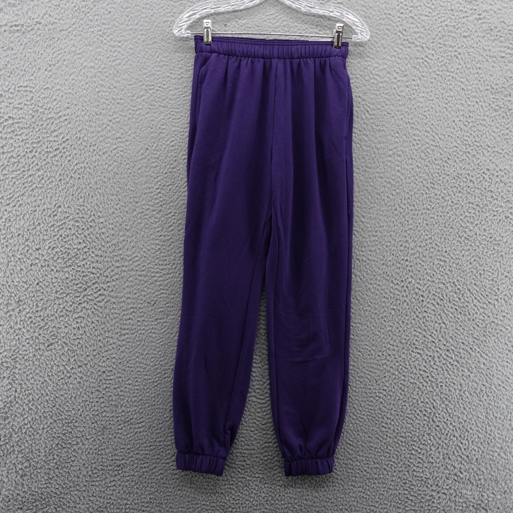 DSG Womens So Soft Cinch Pant Purple Ink High-Rise Sweatpants XS NEW